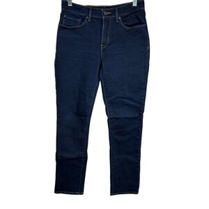 Levi's Mid‎ Rise Skinny Jeans Dark Wash Denim Women's Size 8